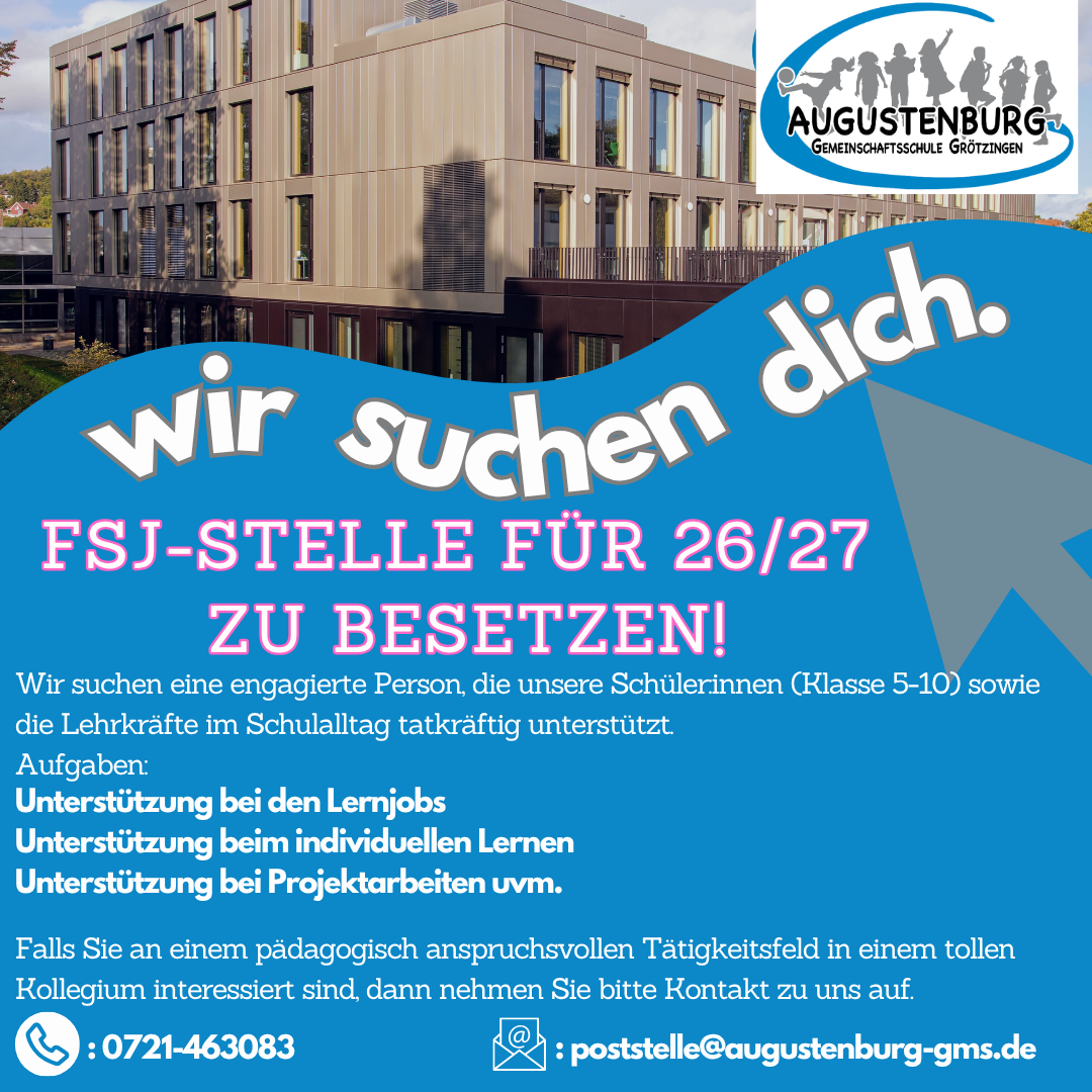 FSJ Stelle für 2526 zu besetzen 2